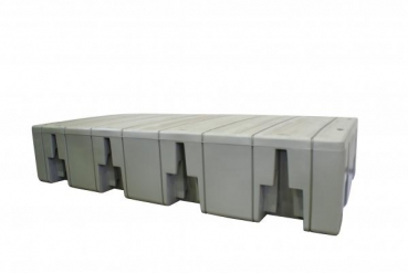 Basic modules WP 907 kg series without end pieces, 1230 x 4920 mm, high board